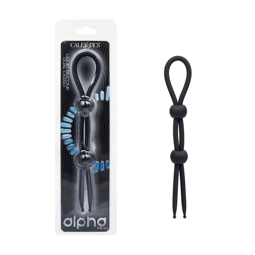 Liquid Silicone Dual Lasso Black