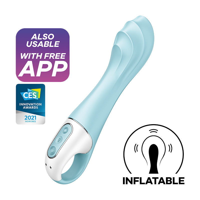 Air Pump Vibrator 5+ Light Blue — photo 6