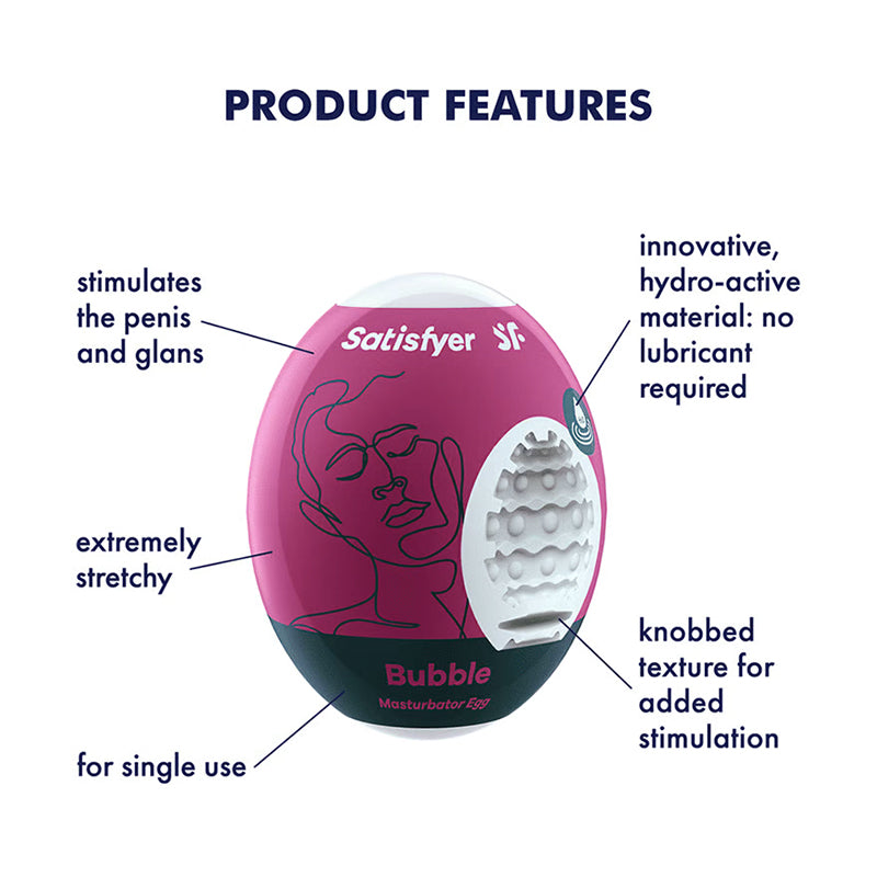 Masturbation Egg 3 Pack Bubble — photo 2