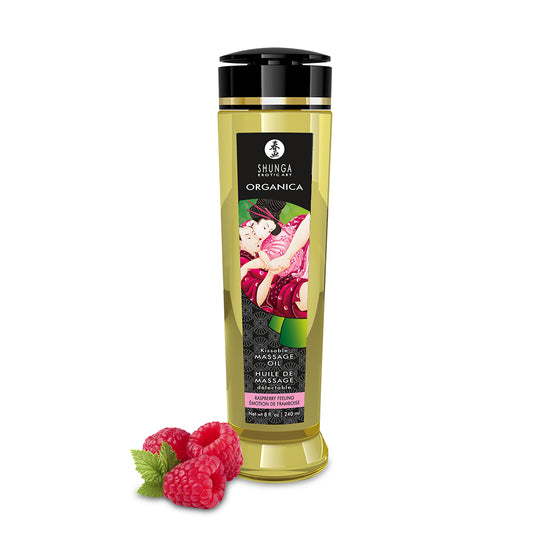 Organica Erotic Massage Oil Raspberry