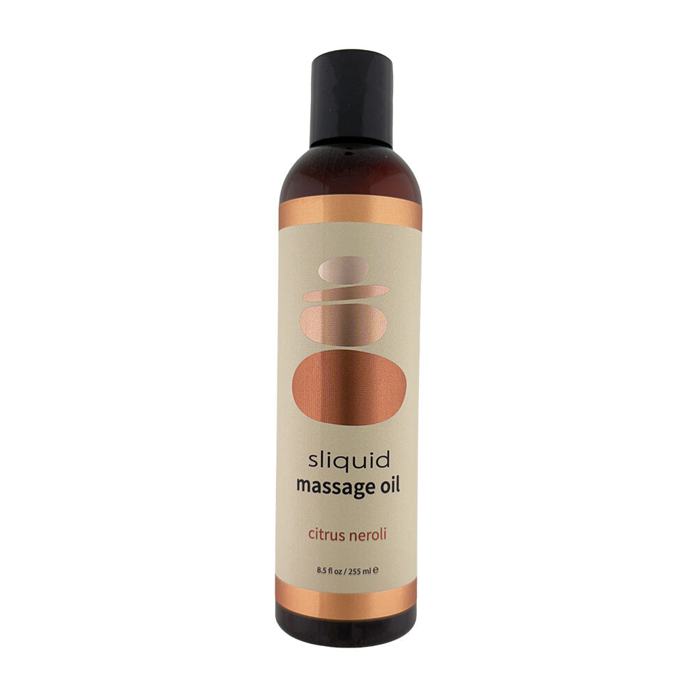 8.5 oz Sliquid Massage Oil Citrus Neroli
