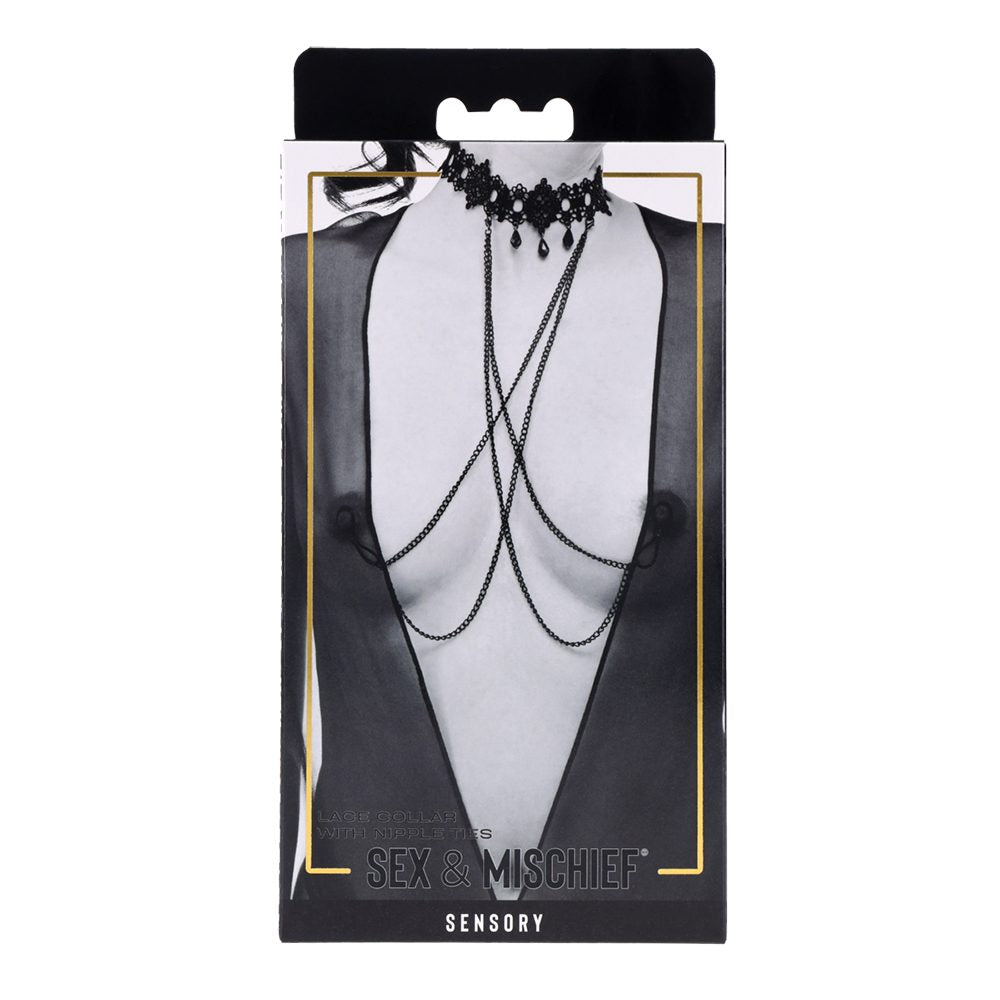 Collar with Nipple Ties