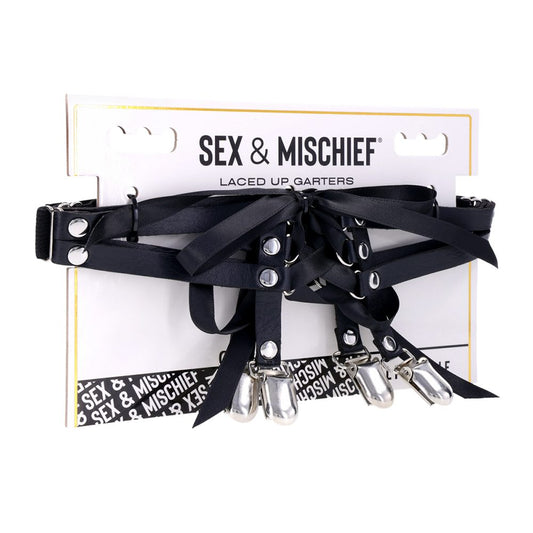 Laced Up Garters