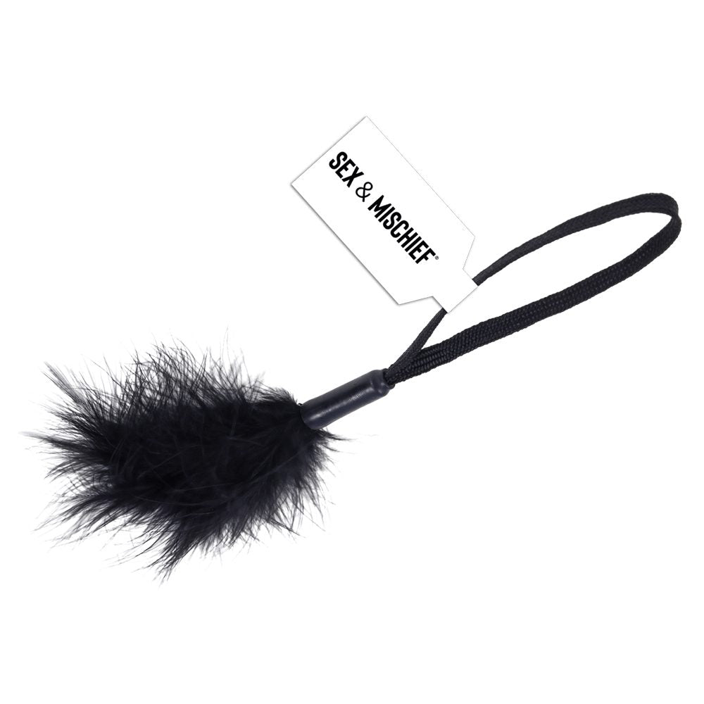 Black Wrist Feather Tickler