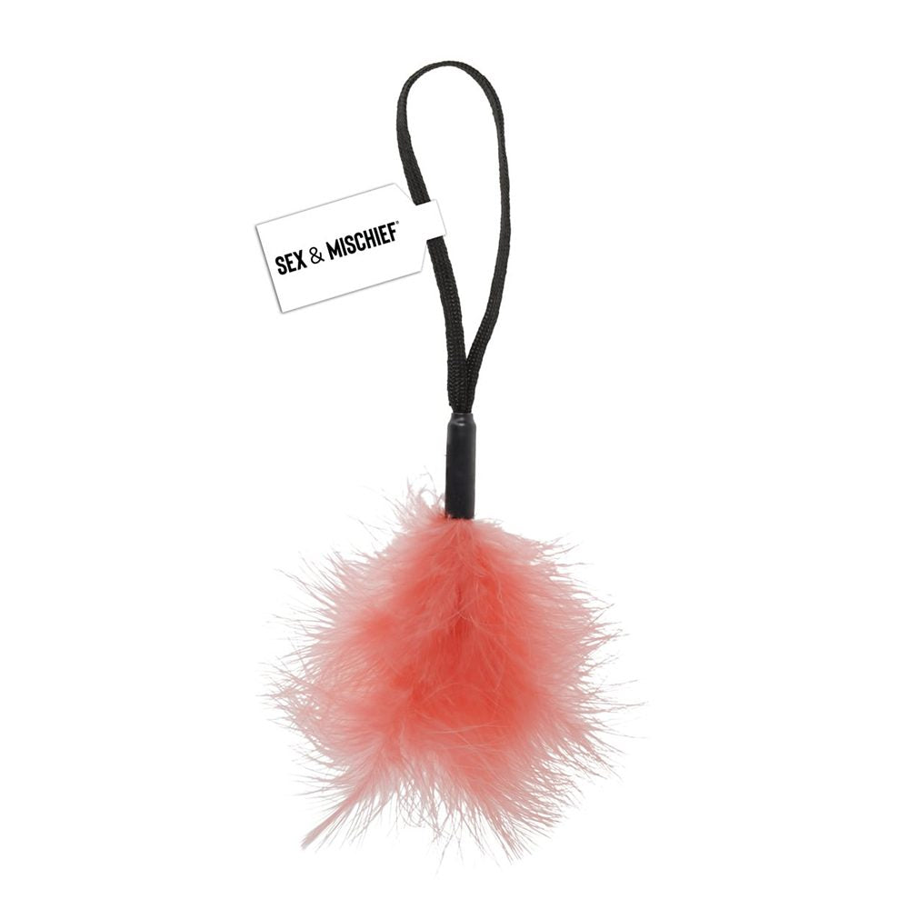Peach Wrist Feather Tickler