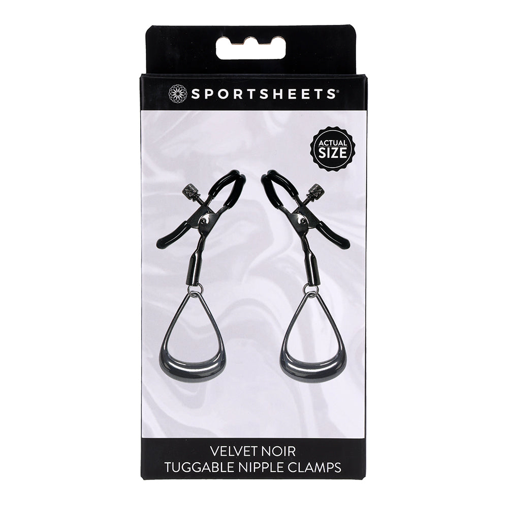 Velvet Noir Tuggable Nipple Clamps