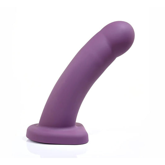 8″ Banx Hollow Sheath Dildo Plum