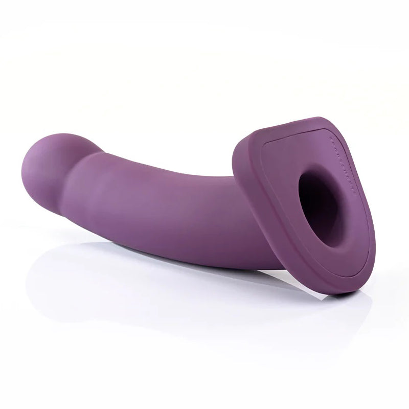 8″ Banx Hollow Sheath Dildo Plum — photo 2