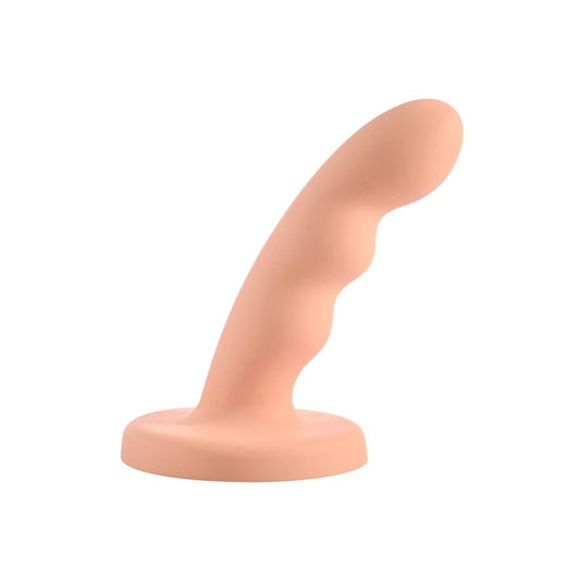 Ren 6” Silicone Dildo Peach