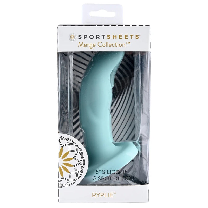 Ryplie 6” Silicone Dildo Sky Blue — photo 3