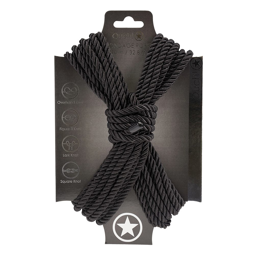 Ouch! Bondage Rope 10m Black