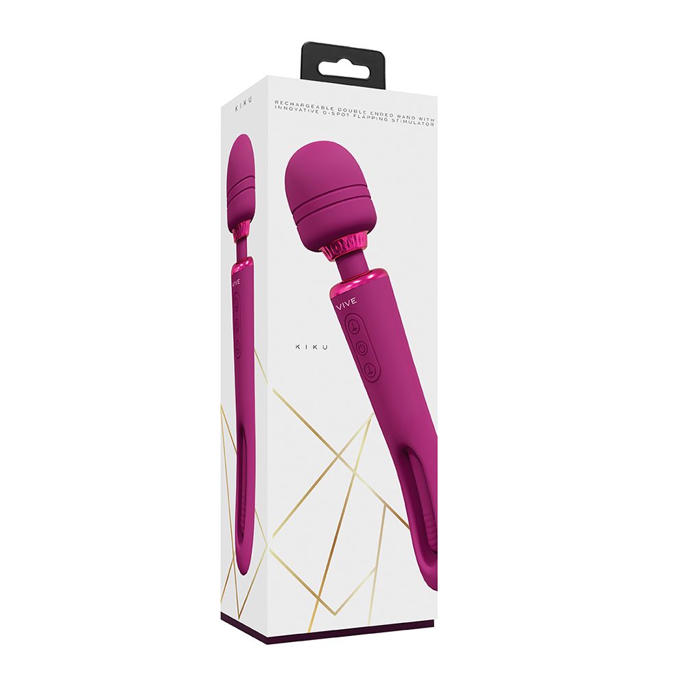 Kiku Double Wand w/G-Spot Pink — photo 3