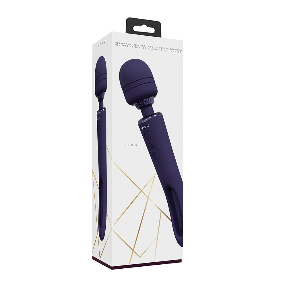 Kiku Double Wand w/G-Spot Purple — photo 3