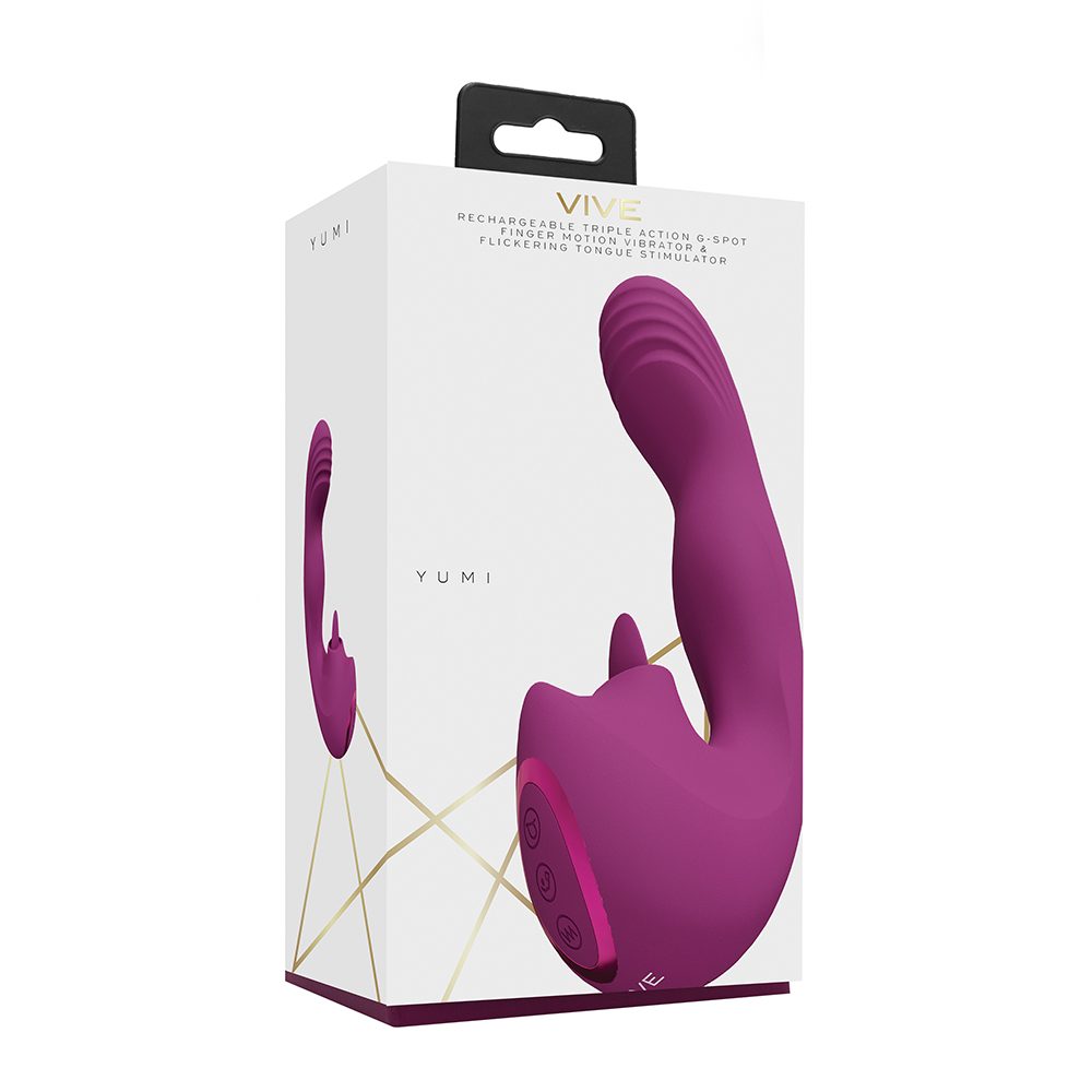 Yumi Triple G-Spot w/Finger Pink — photo 5