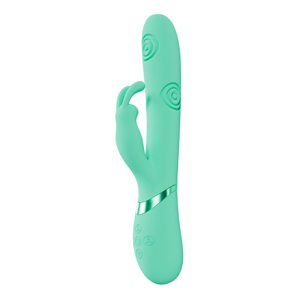 Mimi Triple Motor G-Spot Tapping Vibe Green — photo 2