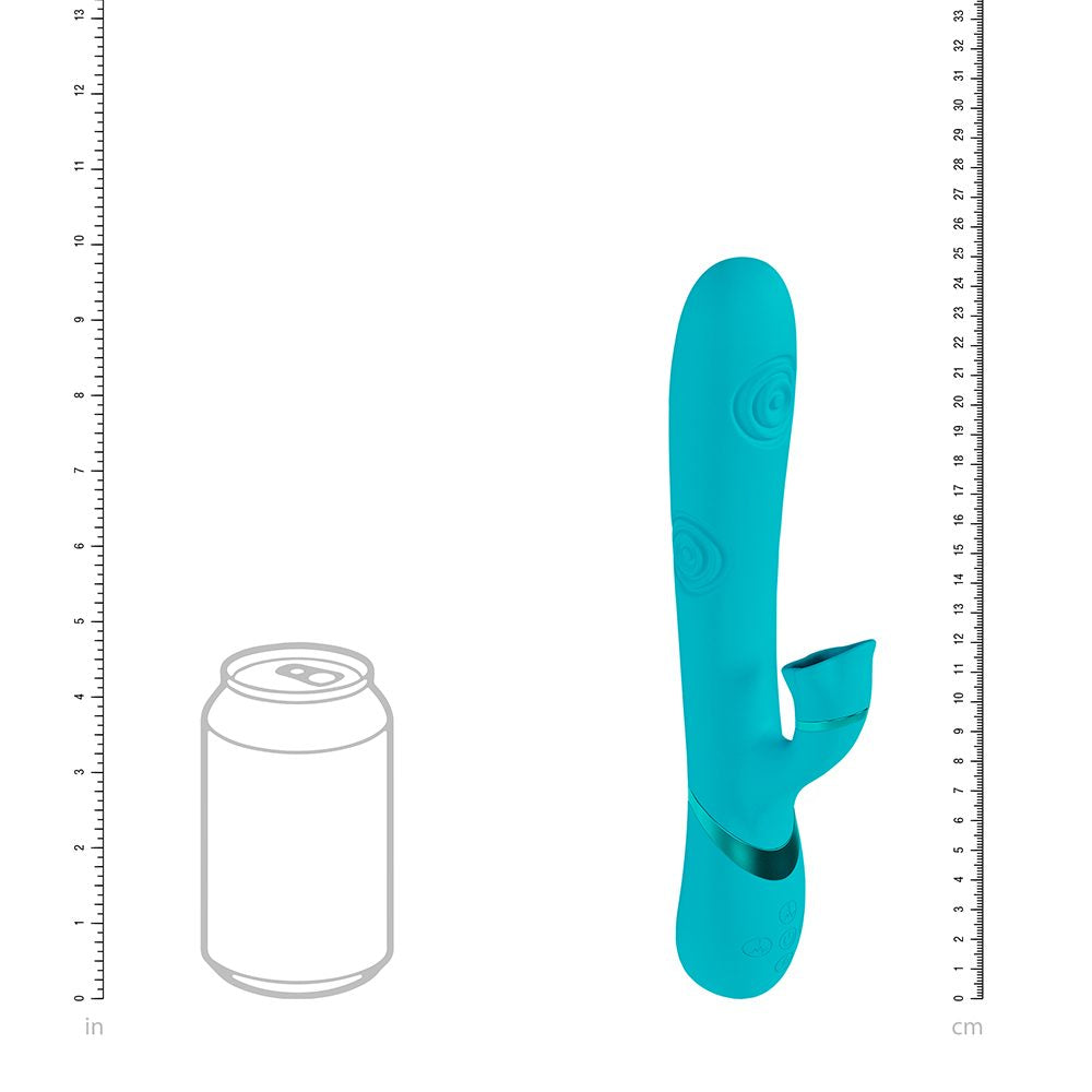 Fiore Triple Motor G-Spot Air Wave Vibe Blue — photo 3