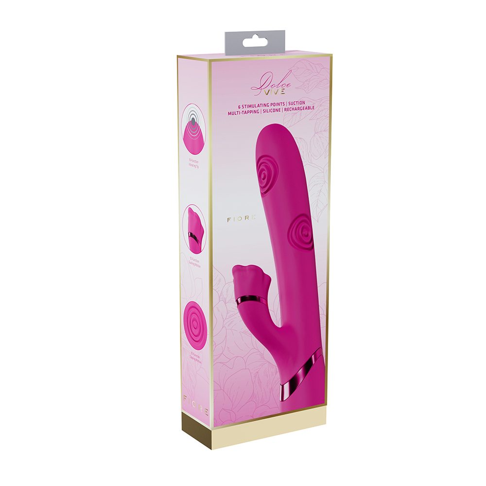 Fiore Triple Motor G-Spot Air Wave Vibe Pink