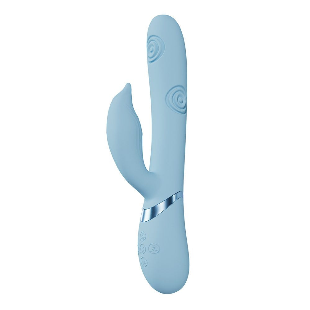 Pallina Triple Motor G-Spot Beaded Vibe Blue — photo 2