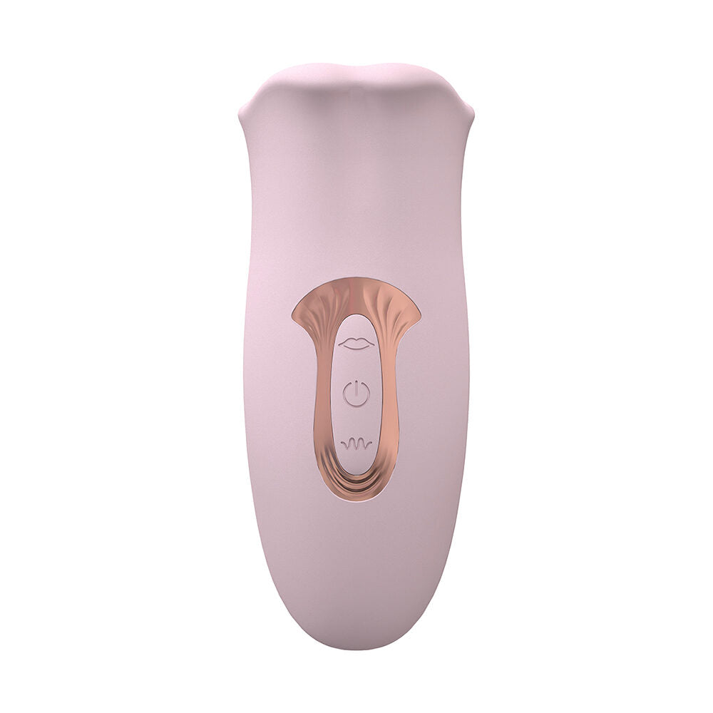Kiss 10 Speed Suction & Vibrating Pink Mouth — photo 3