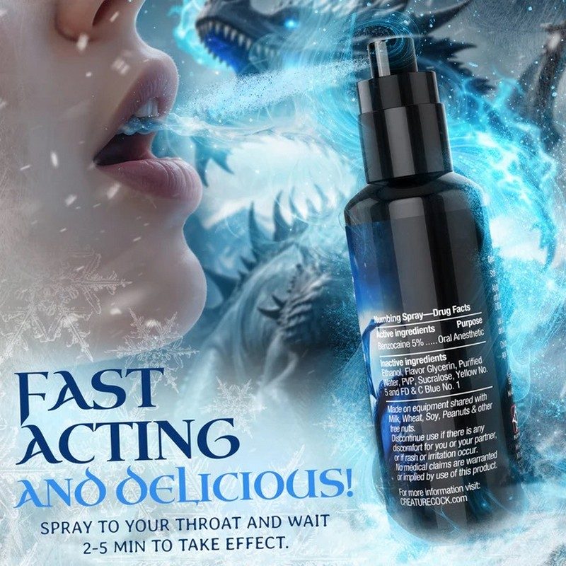 Creature Cock Throat Numbing Spray 2 oz Spearmint — photo 5