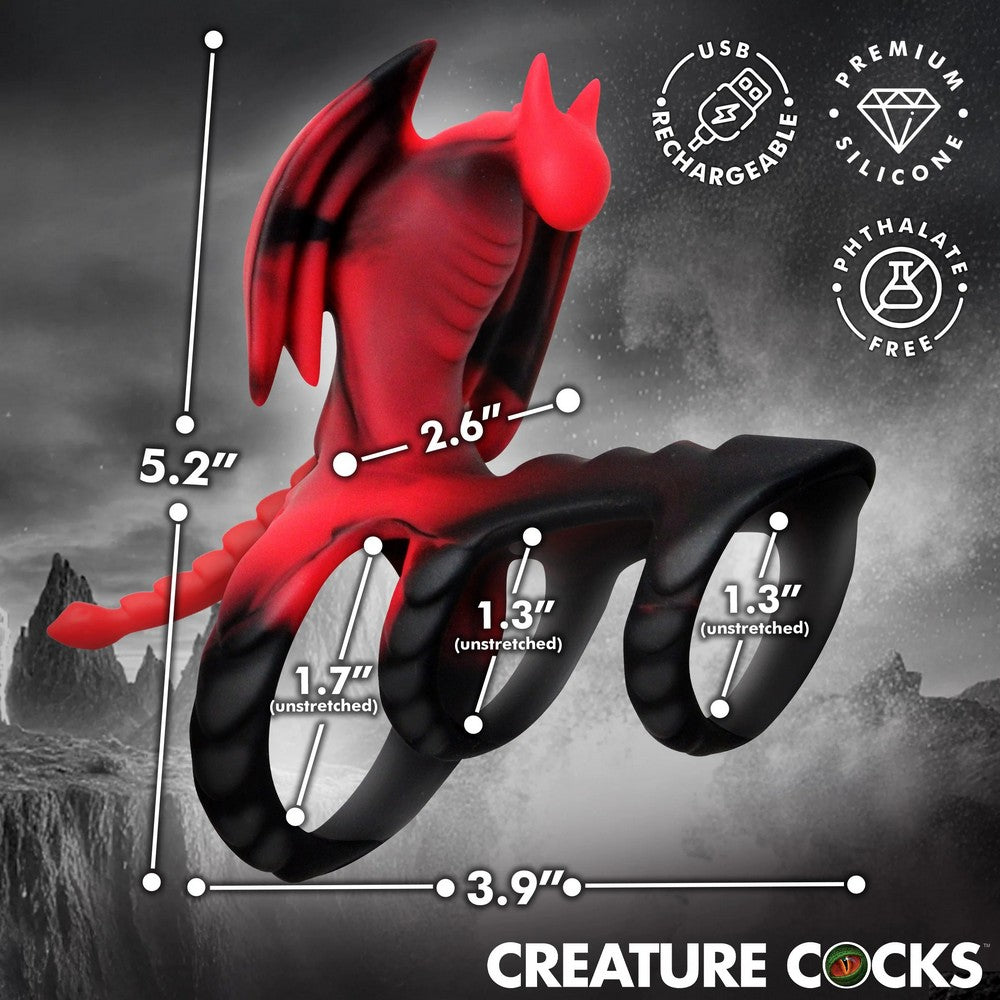 Dragon Flight Vibrating Cock Ring — photo 3