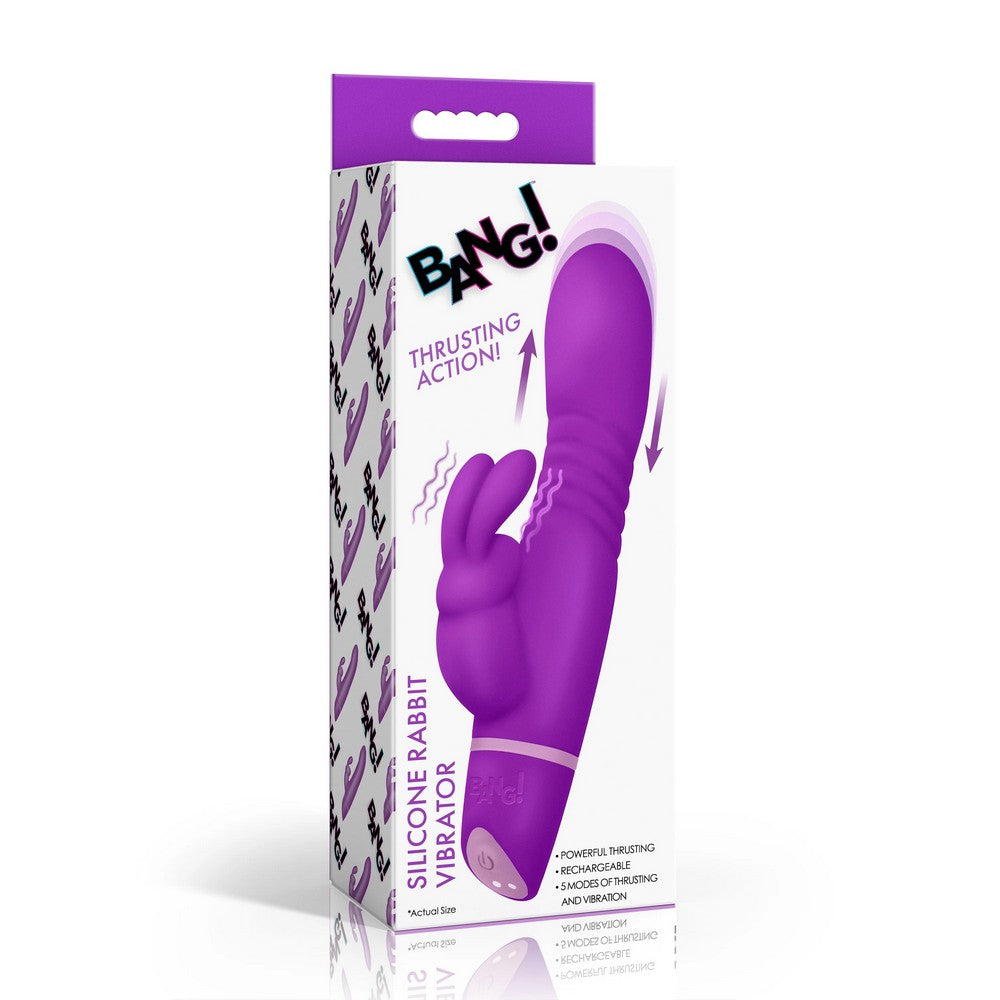 Silicone Rabbit Vibe Purple