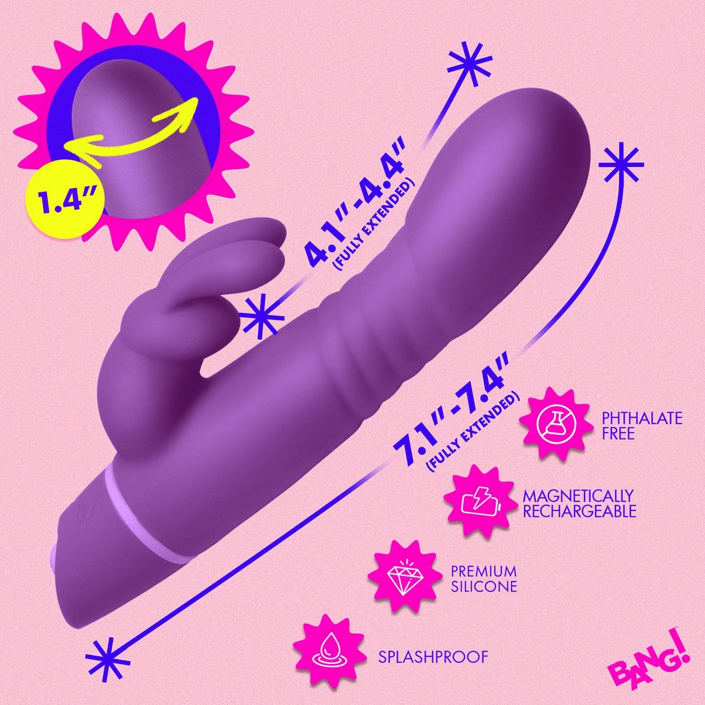 Silicone Rabbit Vibe Purple — photo 3