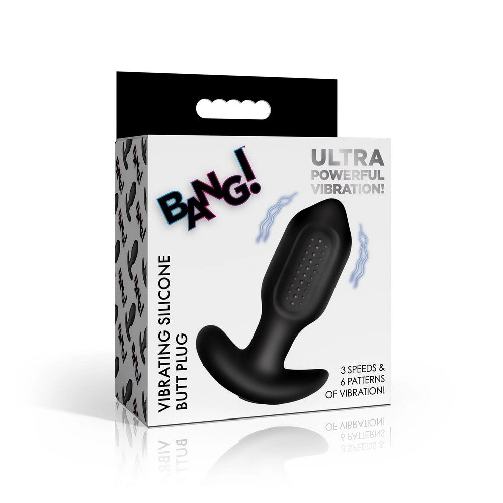 Vibrating Silicone Butt Plug