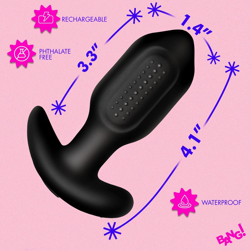 Vibrating Silicone Butt Plug — photo 3