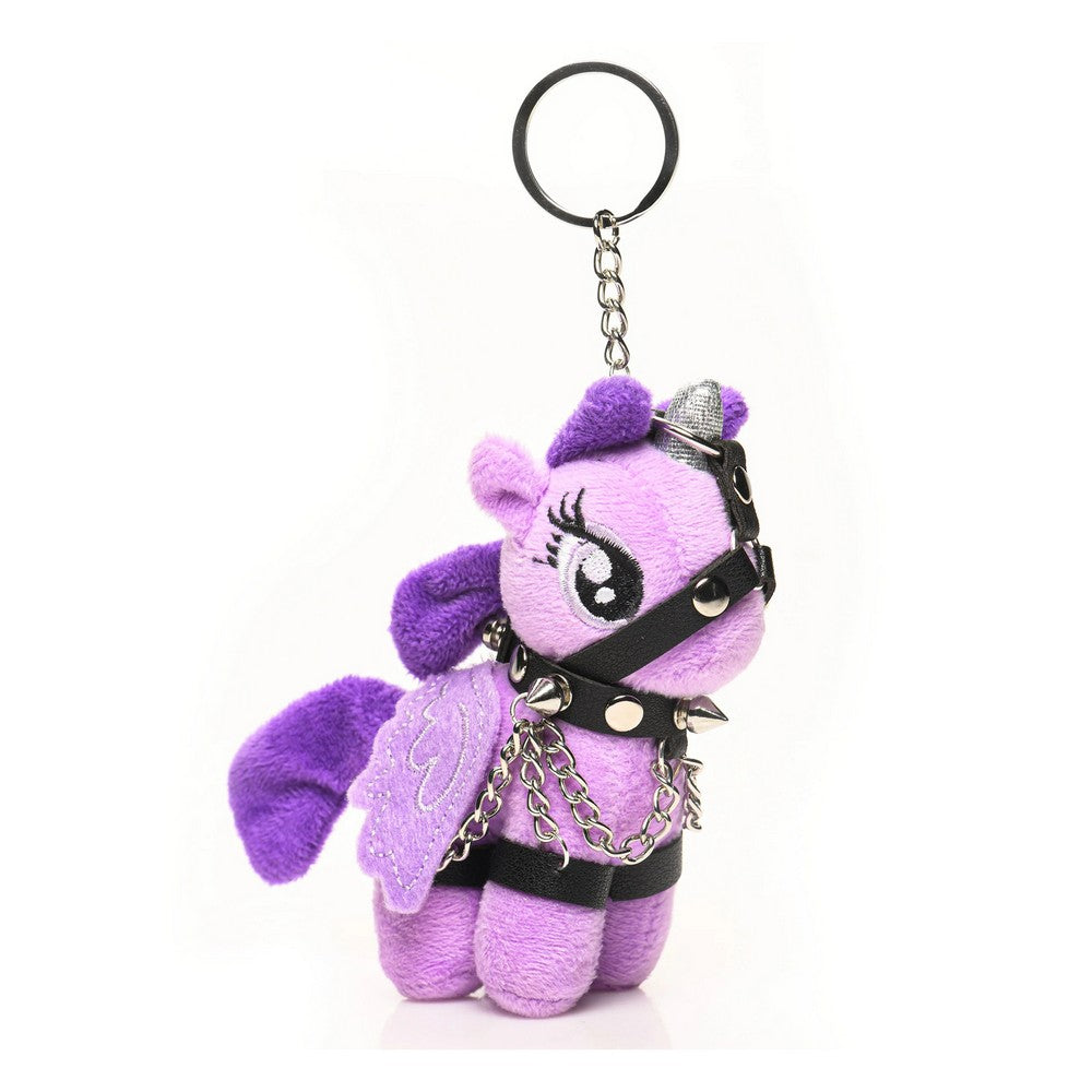 Raven Plum Bondage Pony Keychain Purple — photo 2