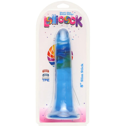 8″ Lollicock Slim Stick Berry Ice