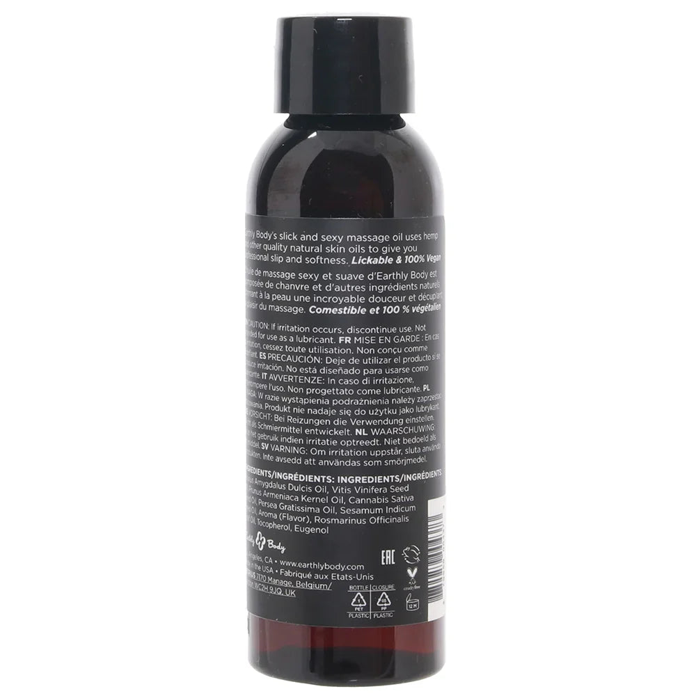Edible Massage Oil 2oz/60ml in Cherry Burst – Edmonton adult boutique – features