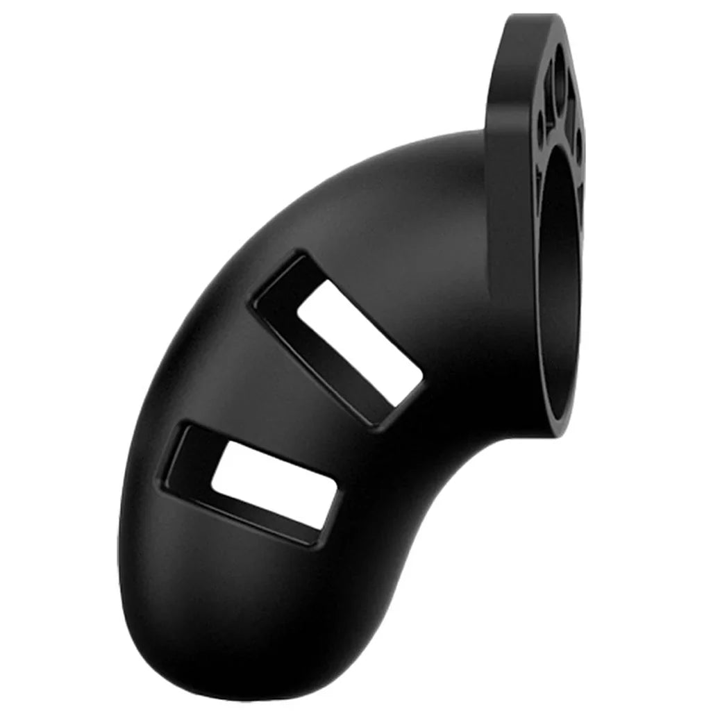 ManCage 20 3.5 Inch Silicone Cock Cage in Black – Edmonton adult boutique – features