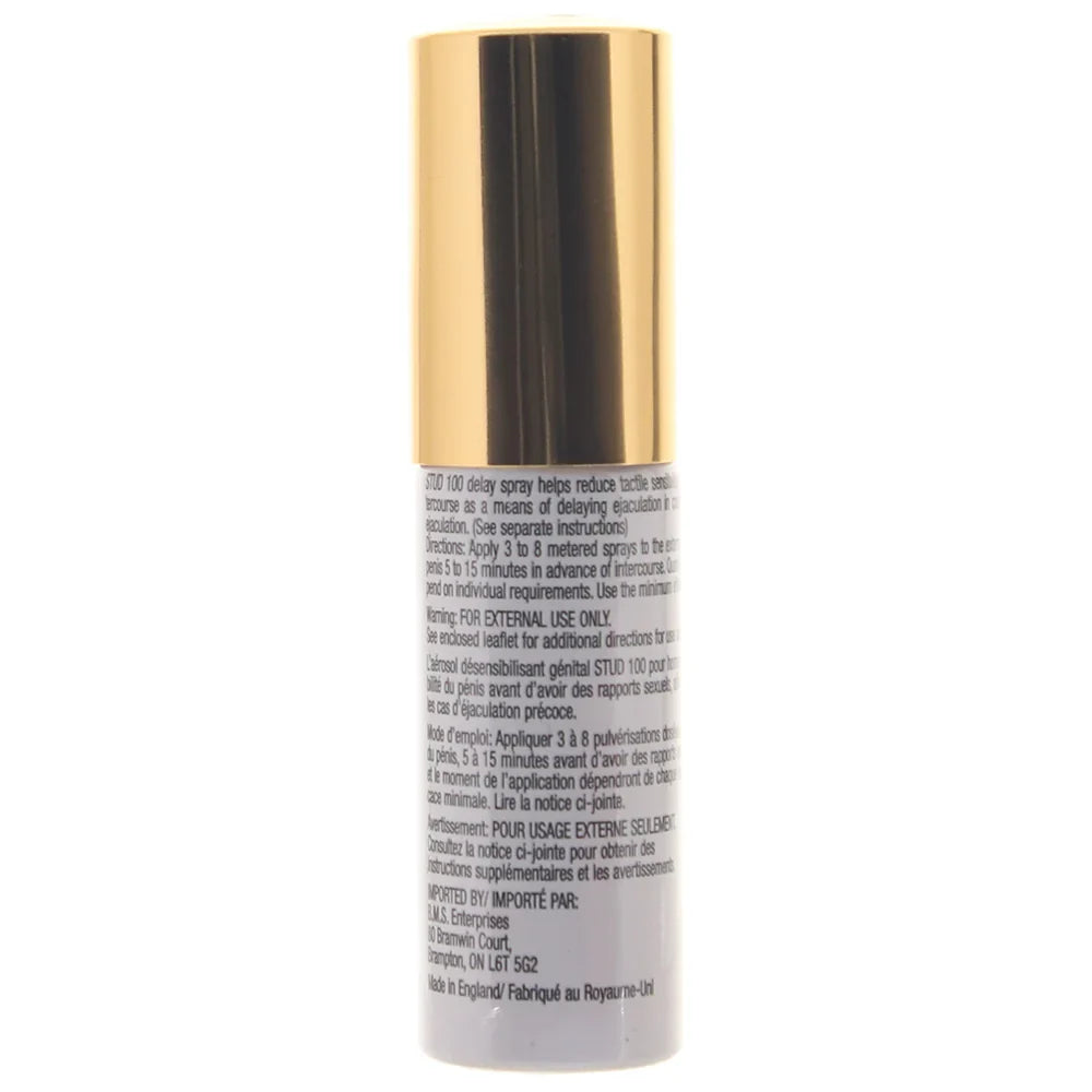 Stud 100 Delay Spray For Men – Heaven Boutique Edmonton – side view