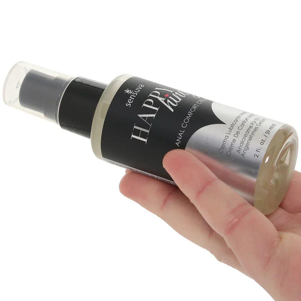 Happy Hiney Anal Comfort Cream in 2oz/59mL – Edmonton adult boutique – features