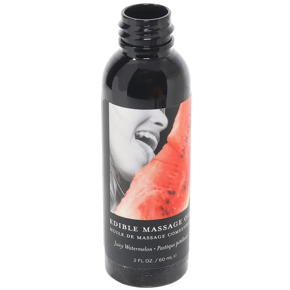 Edible Massage Oil 2oz/60ml in Juicy Watermelon – Edmonton adult boutique – features