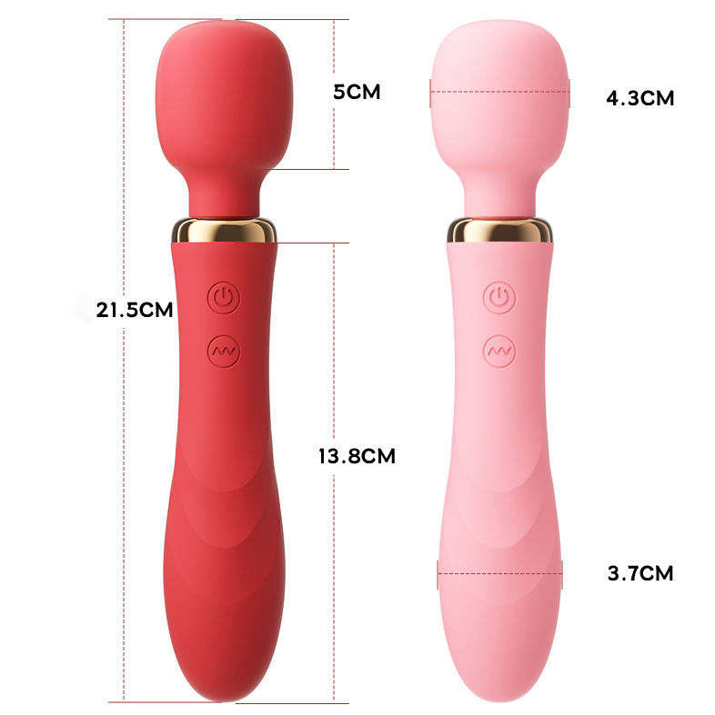 Dual-End Heating Wand Vibrator in Pink — Heaven Boutique Edmonton