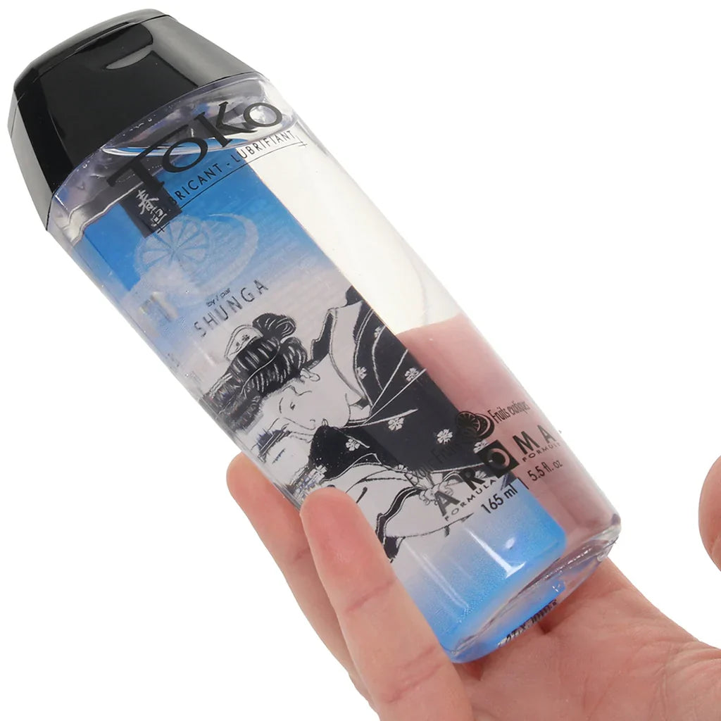 Toko Aroma Flavored Lube 5.5oz/163ml in Exotic Fruits – Heaven Boutique Edmonton – side view