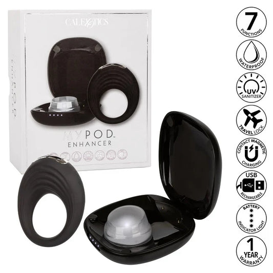 Wireless Rechargeable Cock Ring with UV Sanitizing Case — buy in Edmonton | Heaven Boutique