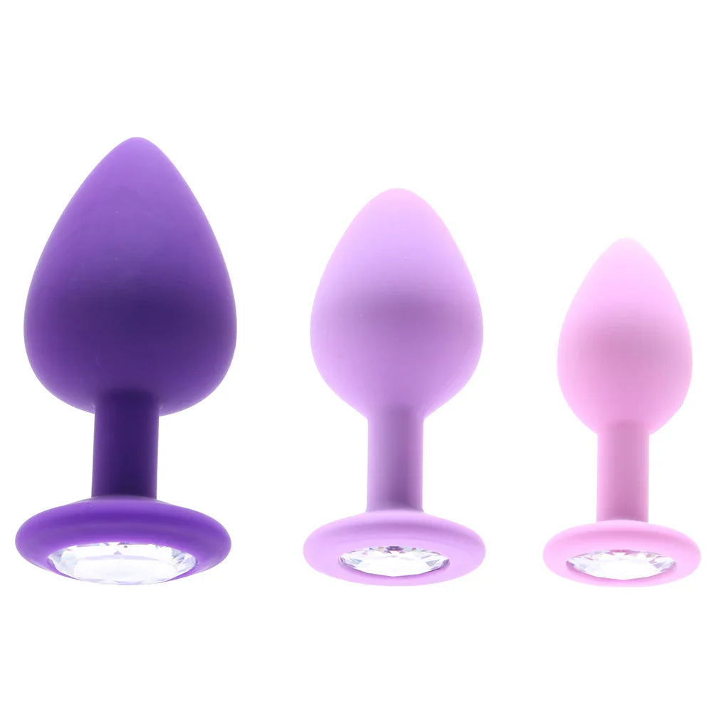 Fantasy For Her Little Gems Anal Trainer Set – Three Jewelled Plugs