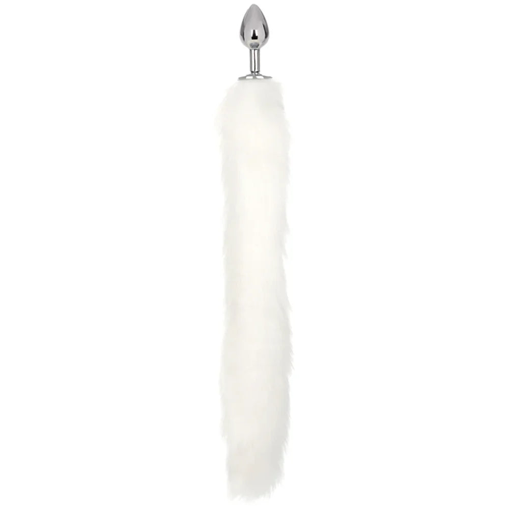 Running Wild White Tail Plug – Edmonton adult boutique – features