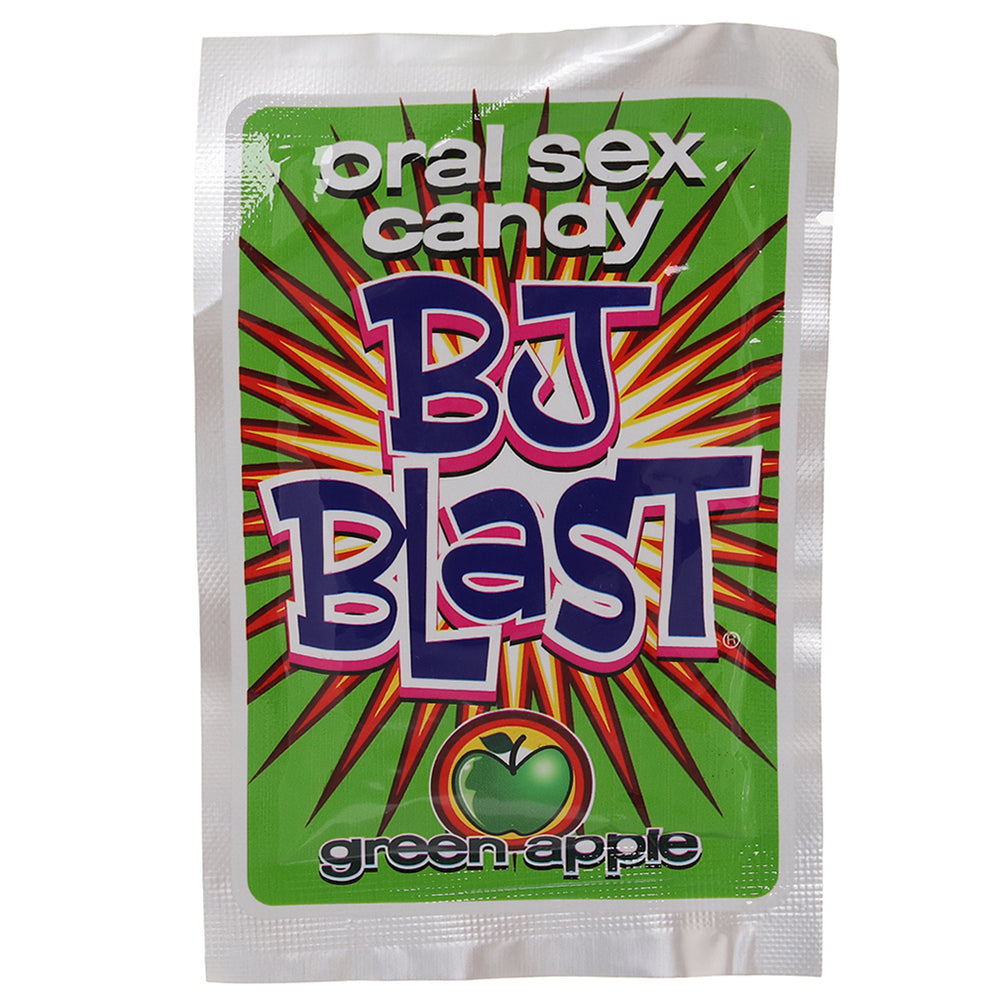 BJ Blast Green Apple Flavour Oral Sex Popping Candy 18g by Pipedream Products
