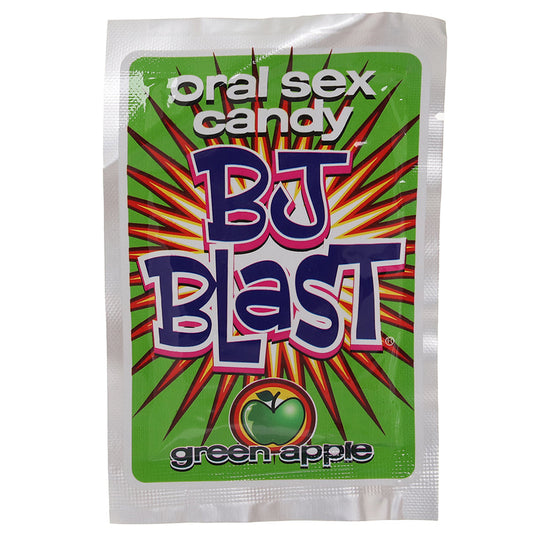 BJ Blast Green Apple Flavour Oral Sex Popping Candy 18g by Pipedream Products