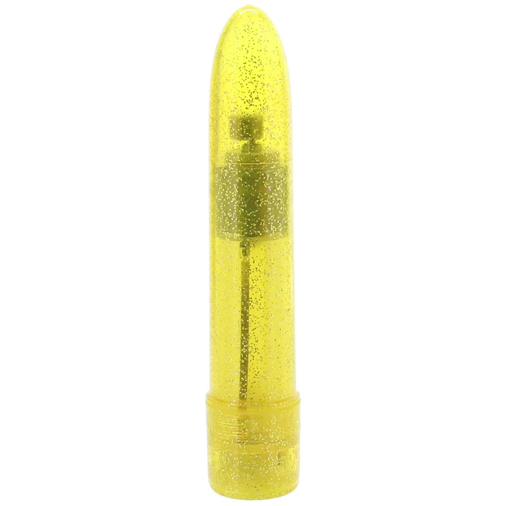 Sparkle Mini Vibe in Yellow – Edmonton adult boutique – features
