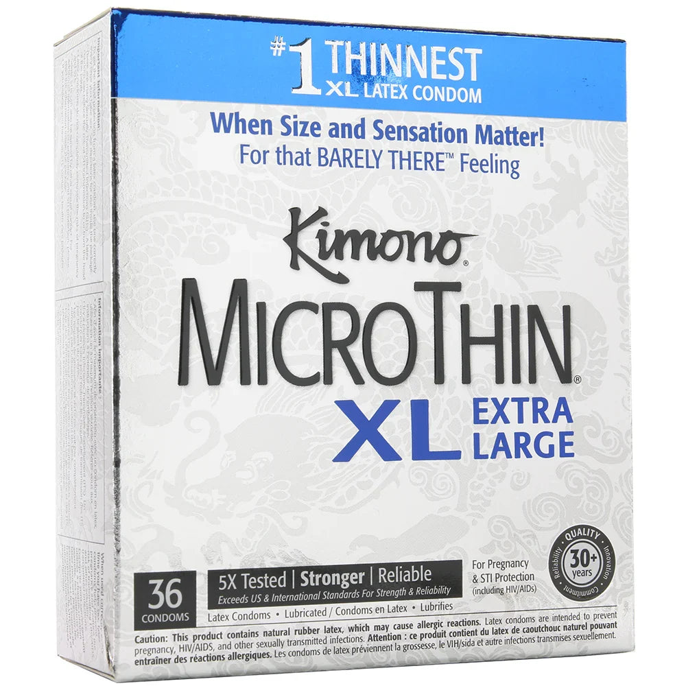 Kimono MicroThin XL Condoms in 36 Pack — buy in Edmonton | Heaven Boutique