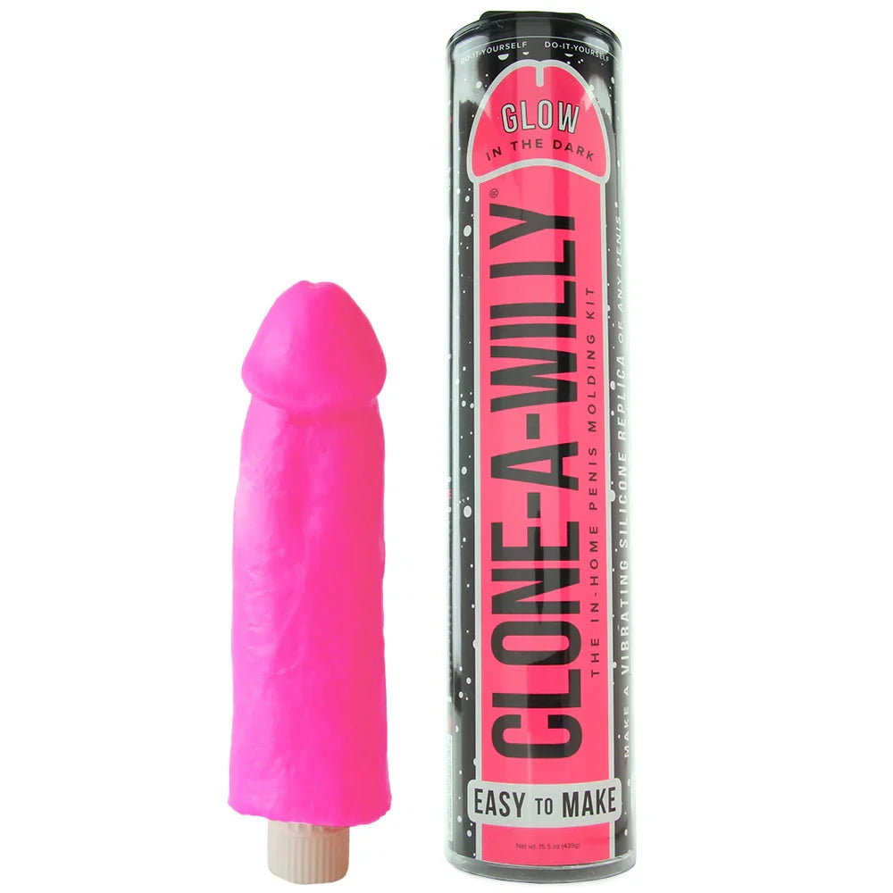 Clone-A-Willy Glow in the Dark in Hot Pink – Edmonton – packaging view