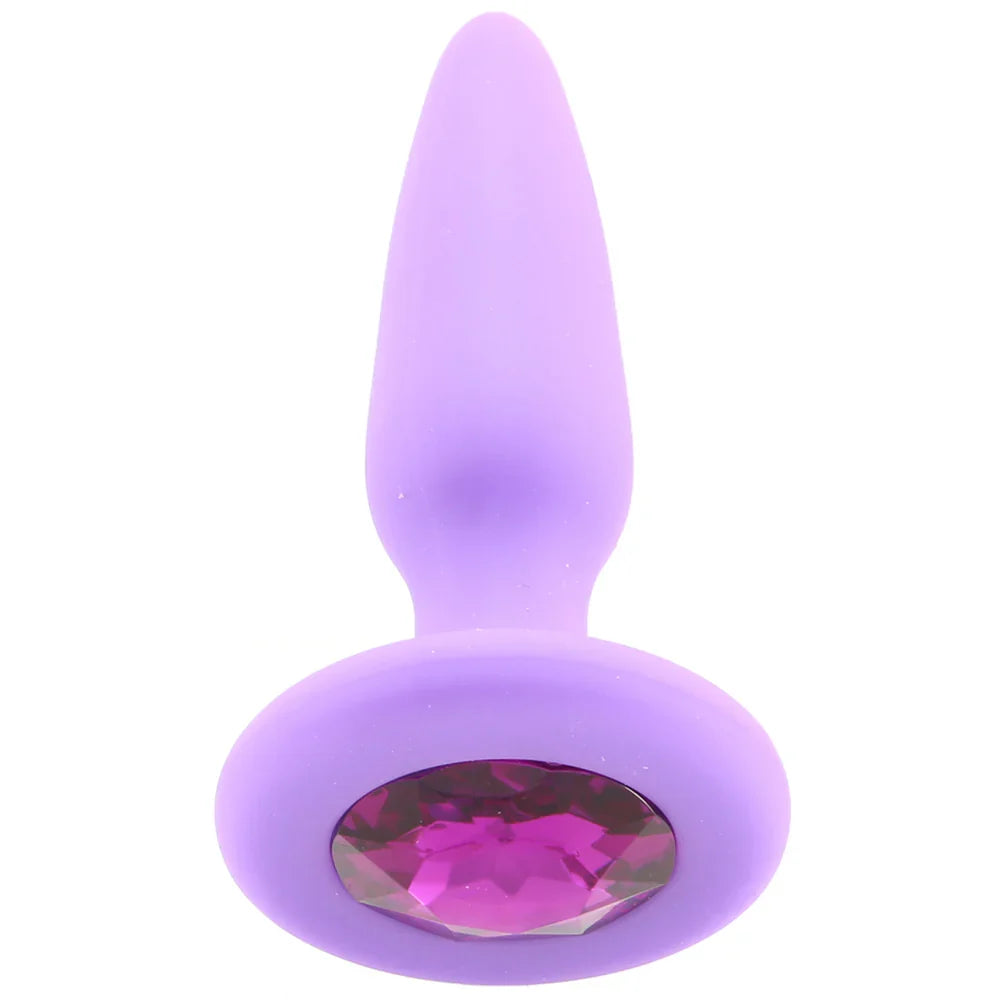 Glams Mini Purple Gem Silicone Butt Plug – Edmonton – packaging view