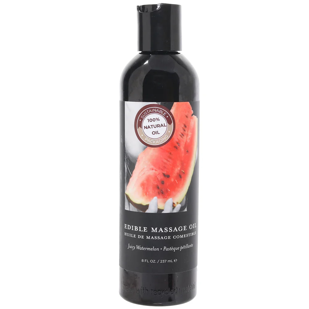 Edible Massage Oil 8oz/236ml in Watermelon — buy in Edmonton | Heaven Boutique