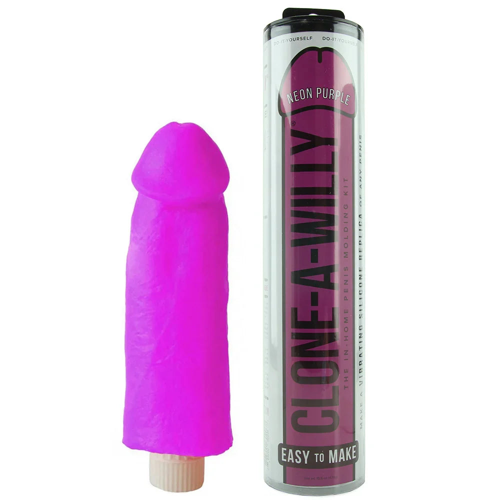 Clone-A-Willy Vibrator Kit in Neon Purple — buy in Edmonton | Heaven Boutique