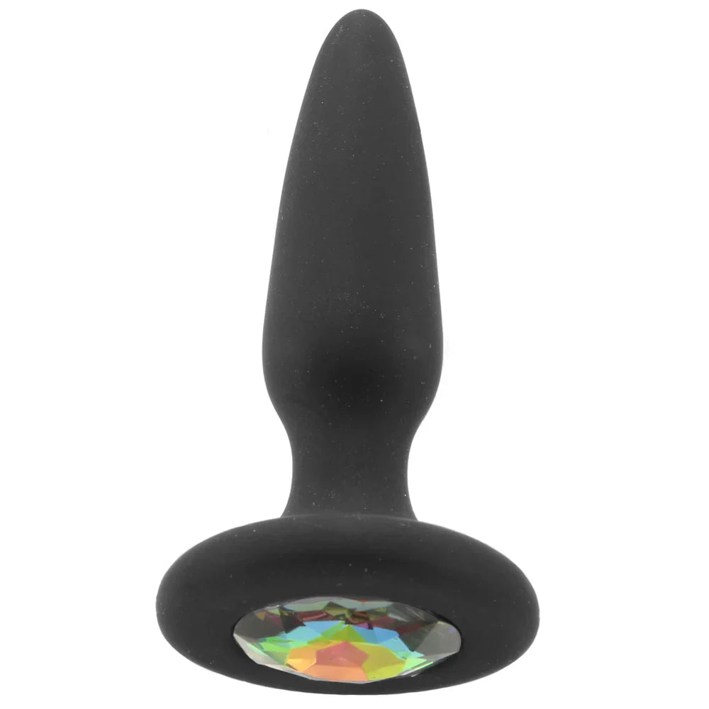 Glams Mini Rainbow Gem Silicone Butt Plug — buy in Edmonton | Heaven Boutique